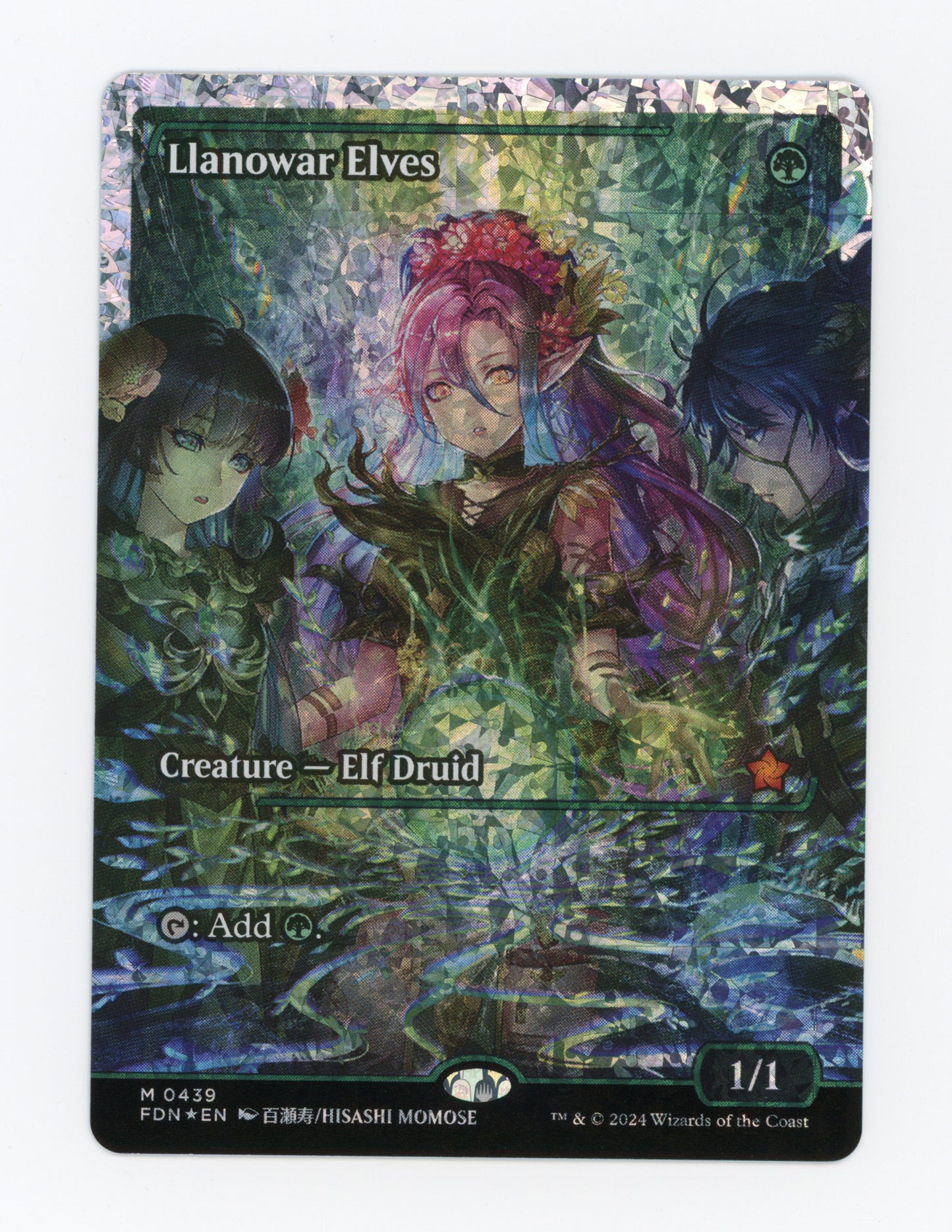 Llanowar Elves — Japan Showcase|Fracture Foil — ID 19806