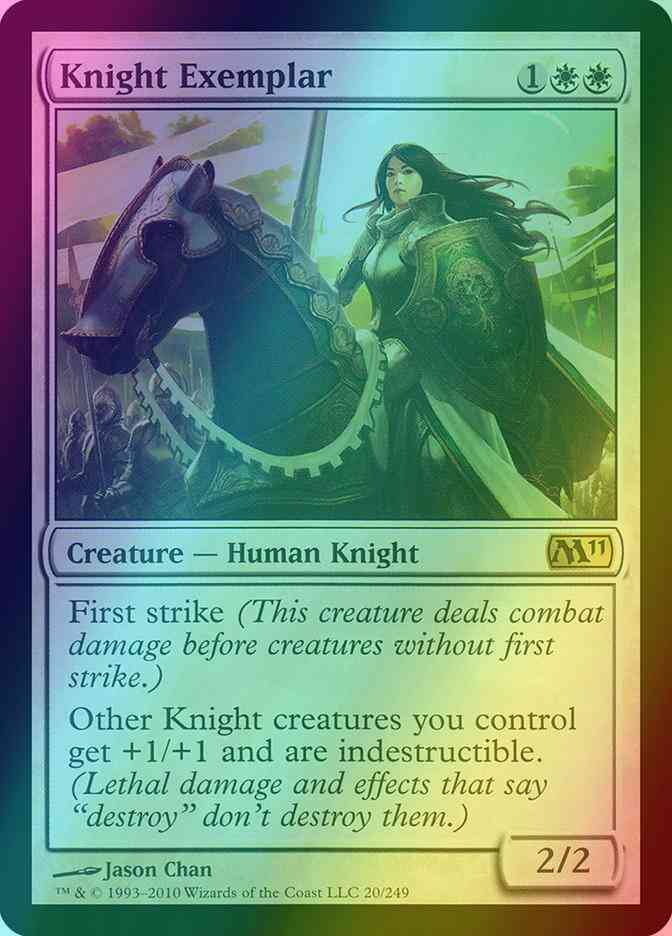 Knight Exemplar [Magic 2011] [Foil]