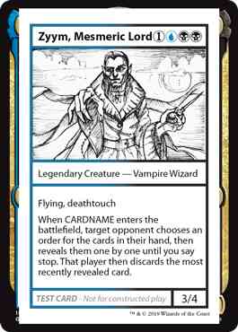 Zyym, Mesmeric Lord - No Symbol [104] [Mystery Booster Playtest Cards 2021] [Non-Foil]