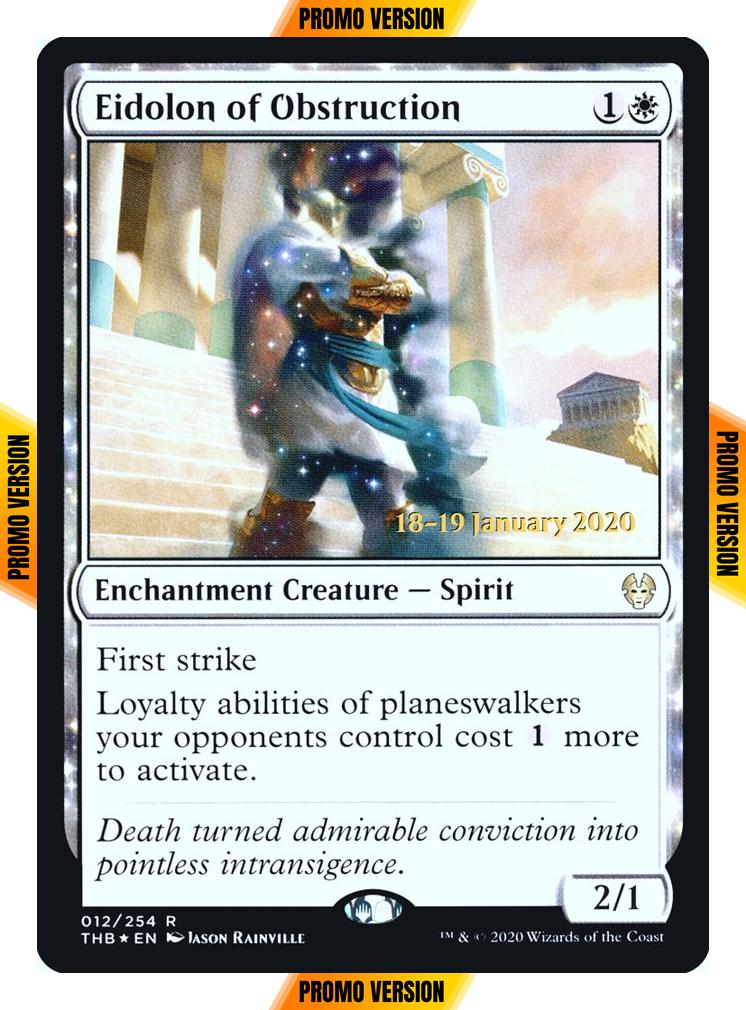 Eidolon of Obstruction [12s] [Theros Beyond Death Promos] [Foil]