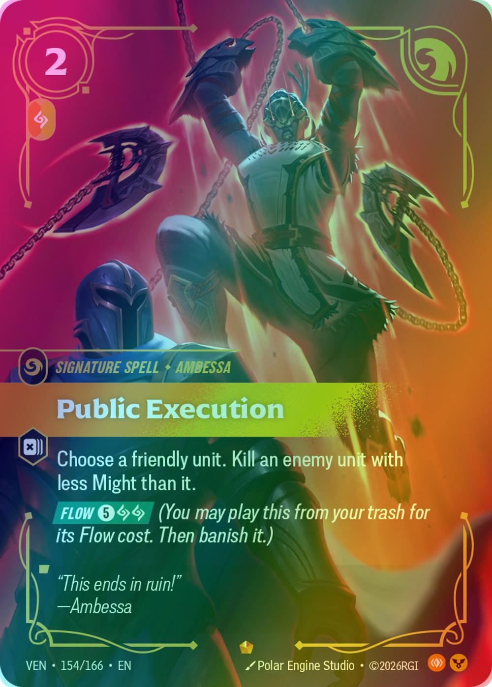 Public Execution - 154/166 [Vendetta] [Foil]
