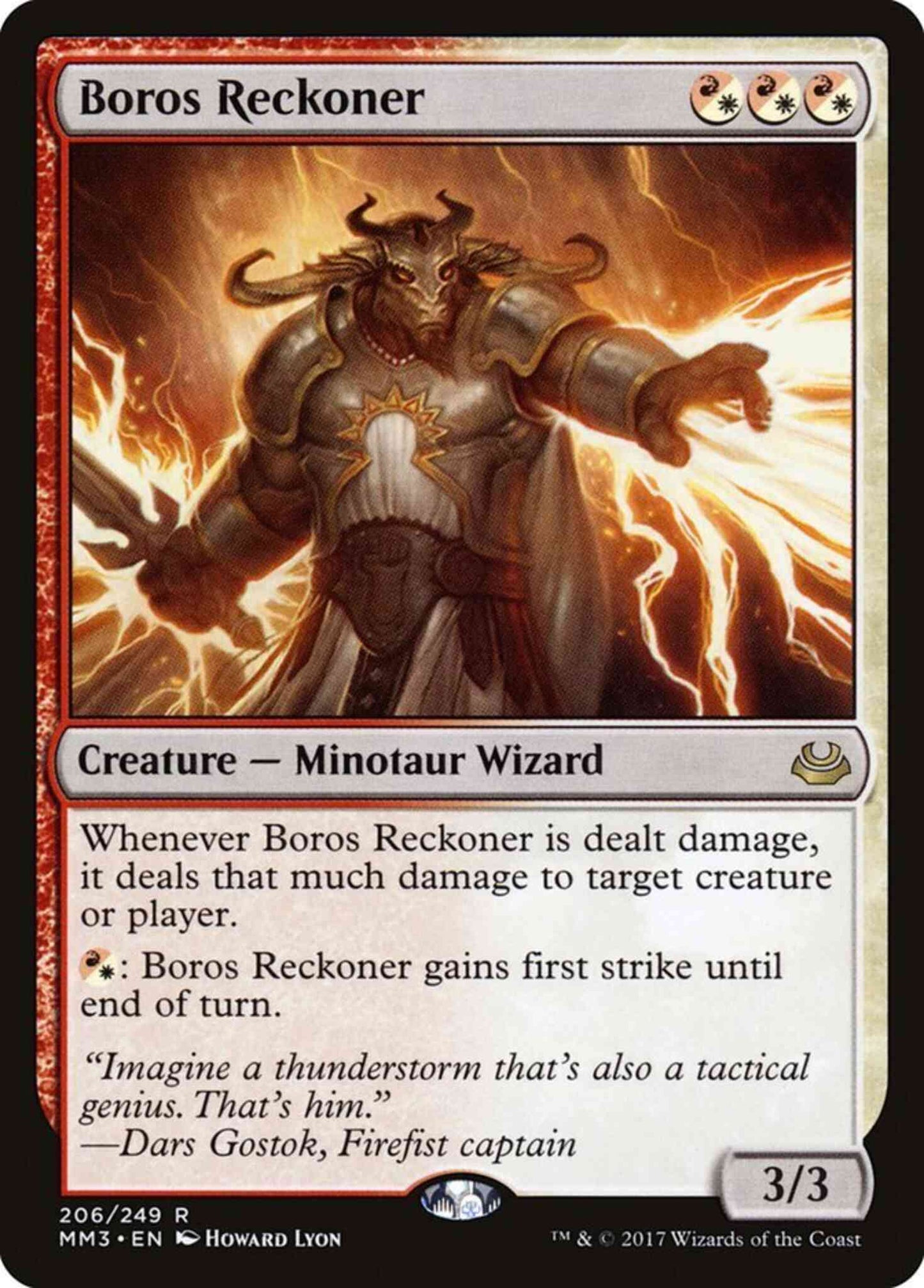 Boros Reckoner [206] [Modern Masters 2017] [Non-Foil]