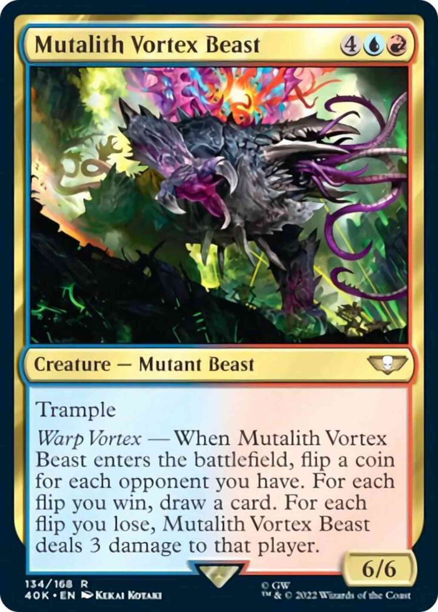Mutalith Vortex Beast [134] [Universes Beyond: Warhammer 40,000] [Non-Foil]
