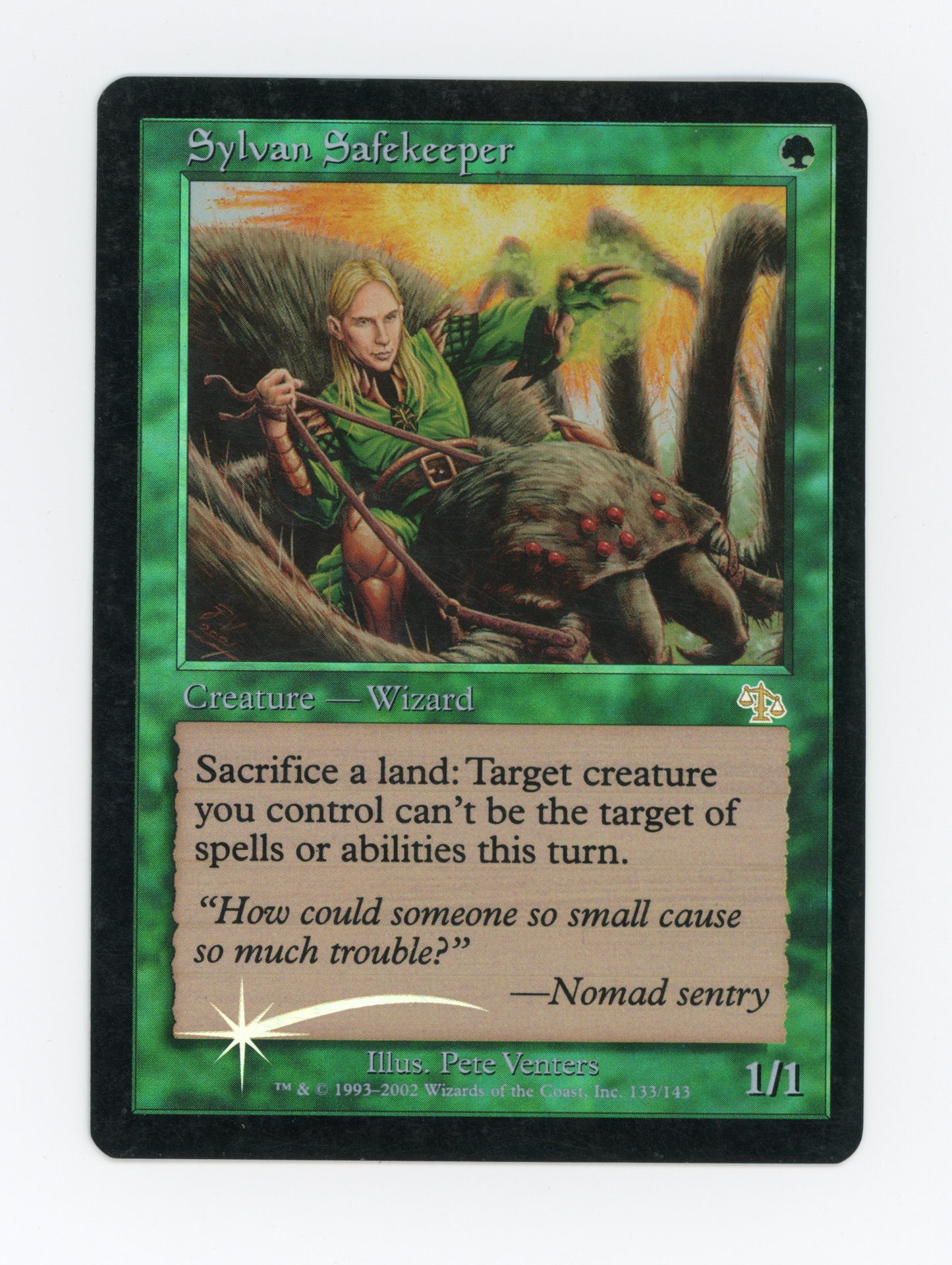 Sylvan Safekeeper — Damaged|Foil — ID 20027