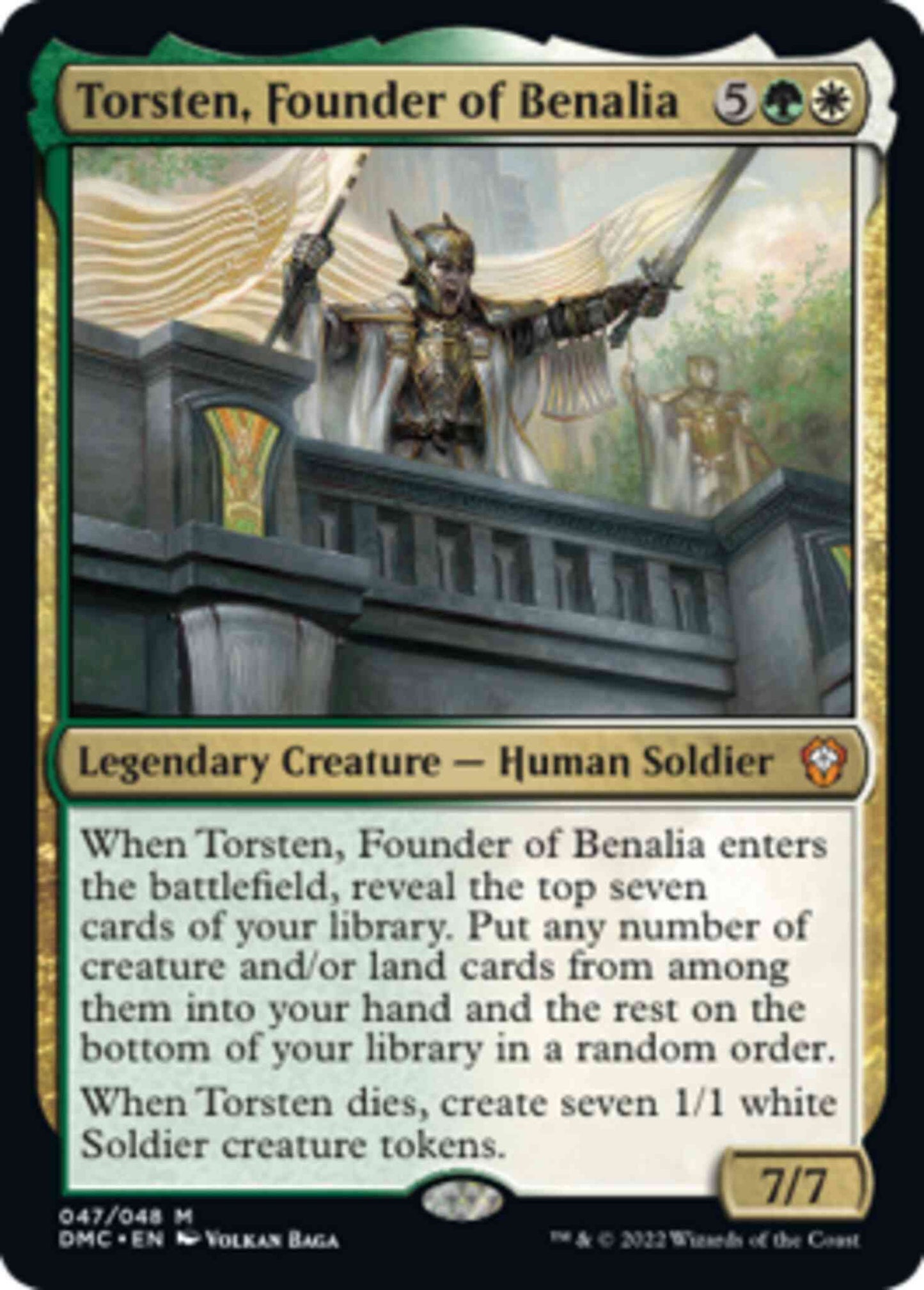 Torsten, Founder of Benalia [47] [Legends Retold] [Dominaria United: Commander] [Non-Foil]
