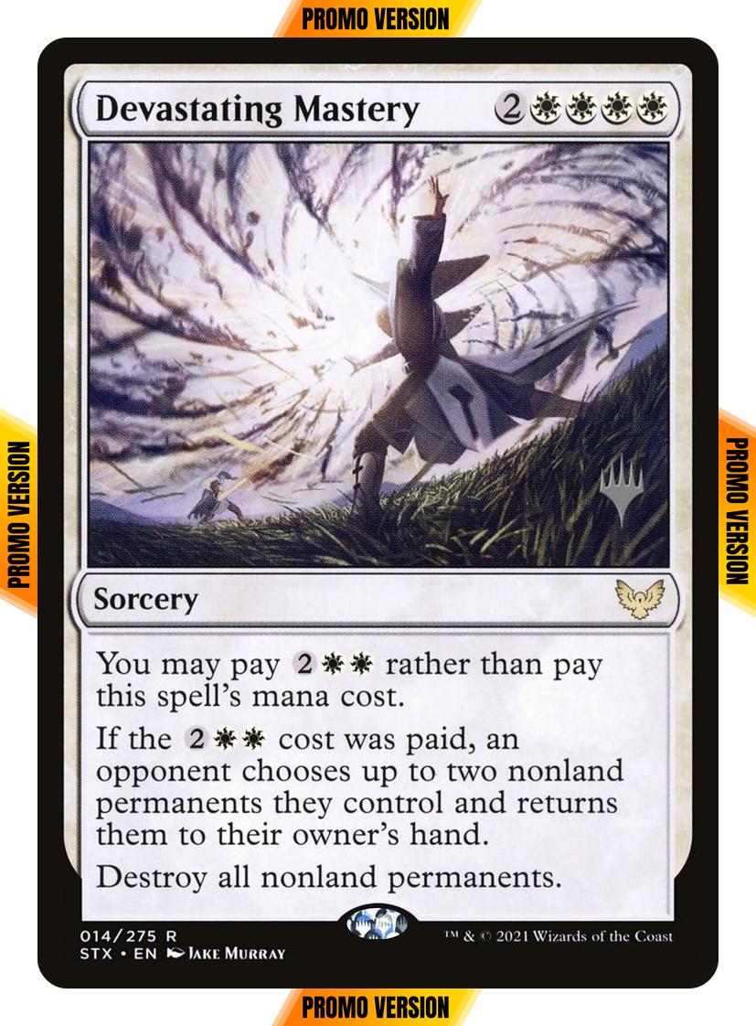 Devastating Mastery [Promo Pack] [14p] [Strixhaven: School of Mages Promos] [Non-Foil]