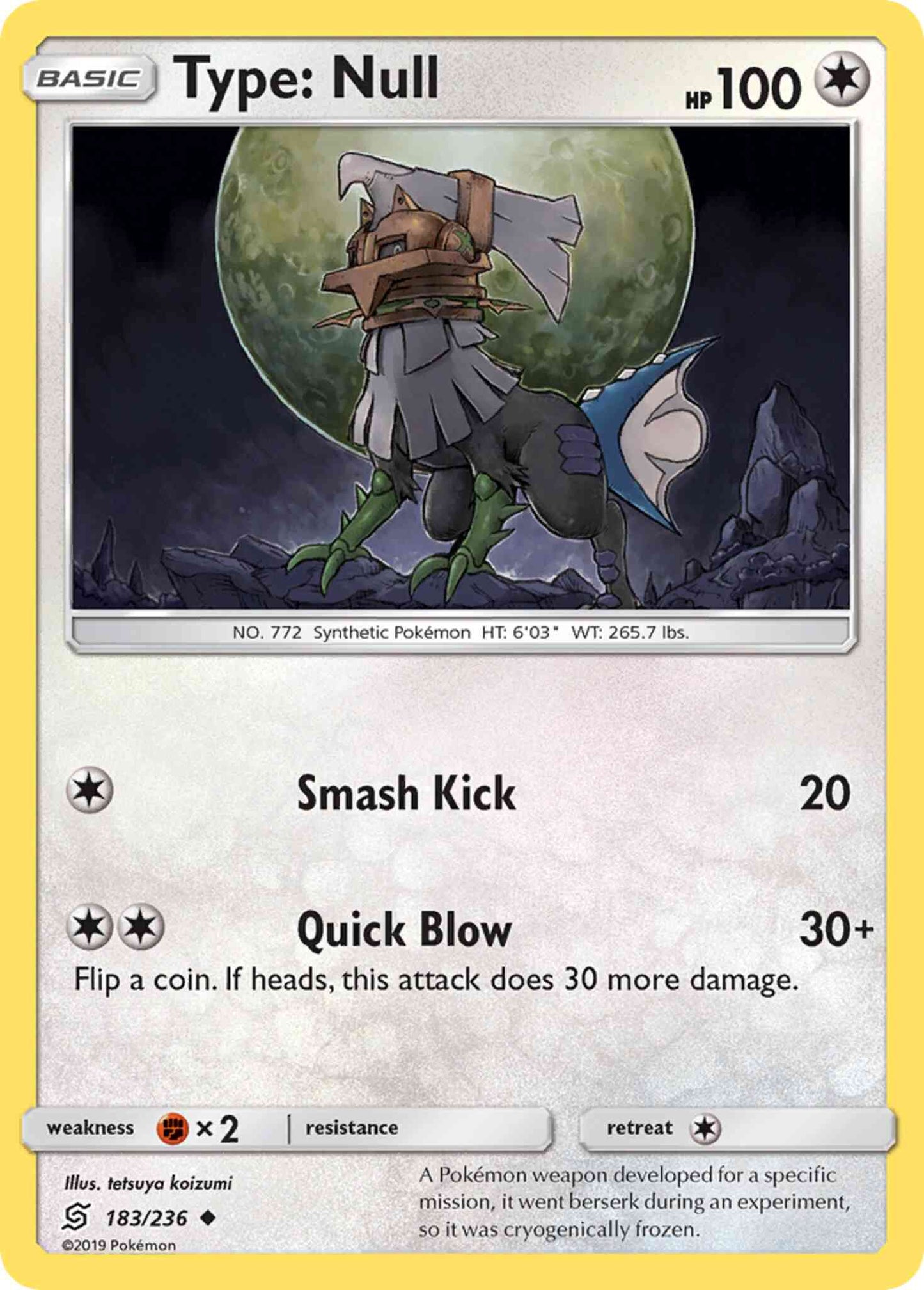 Type: Null - 183/236 - Uncommon [sm11-183] [Non-Holo]