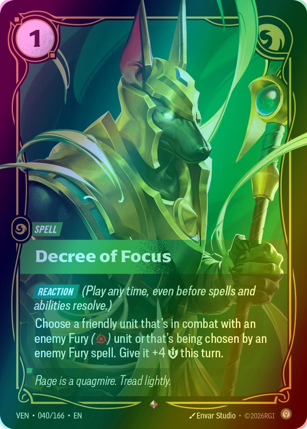 Decree of Focus - 040/166 [Vendetta] [Foil]