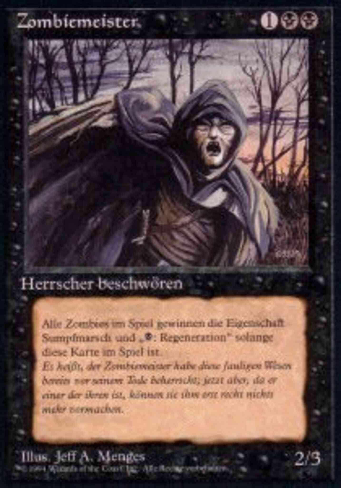 Zombie Master - German [138] [Foreign Black Border: German] [Non-Foil]