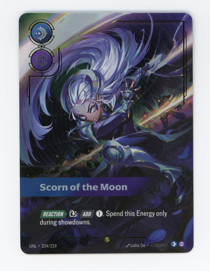 Scorn of the Moon (Diana) — Overnumbered|Foil — ID 19230