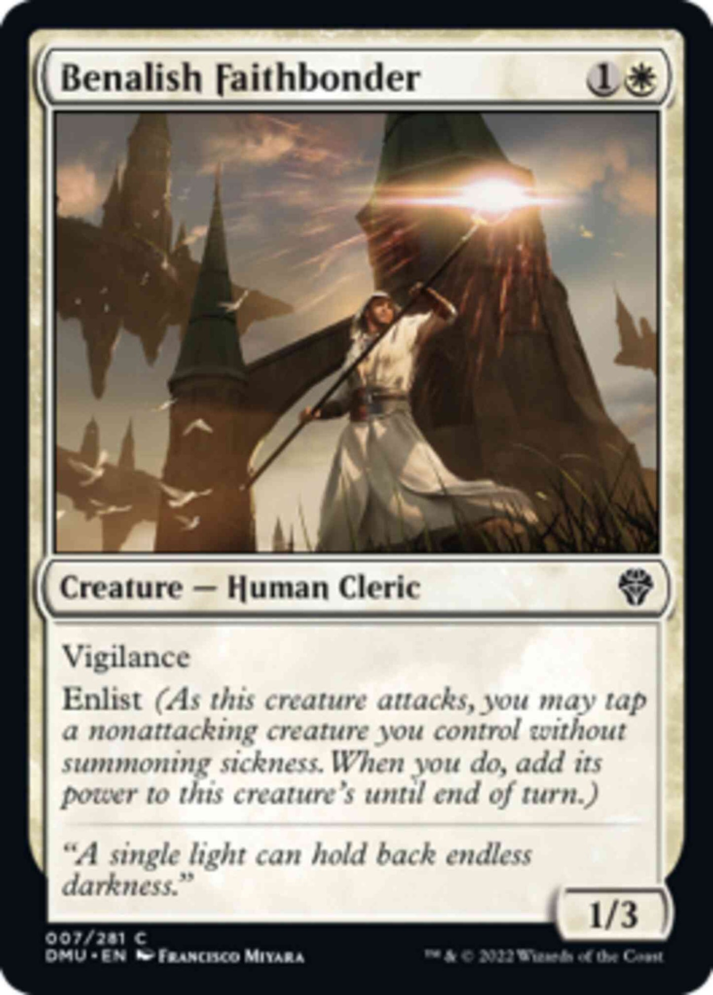Benalish Faithbonder [7] [Dominaria United] [Non-Foil]