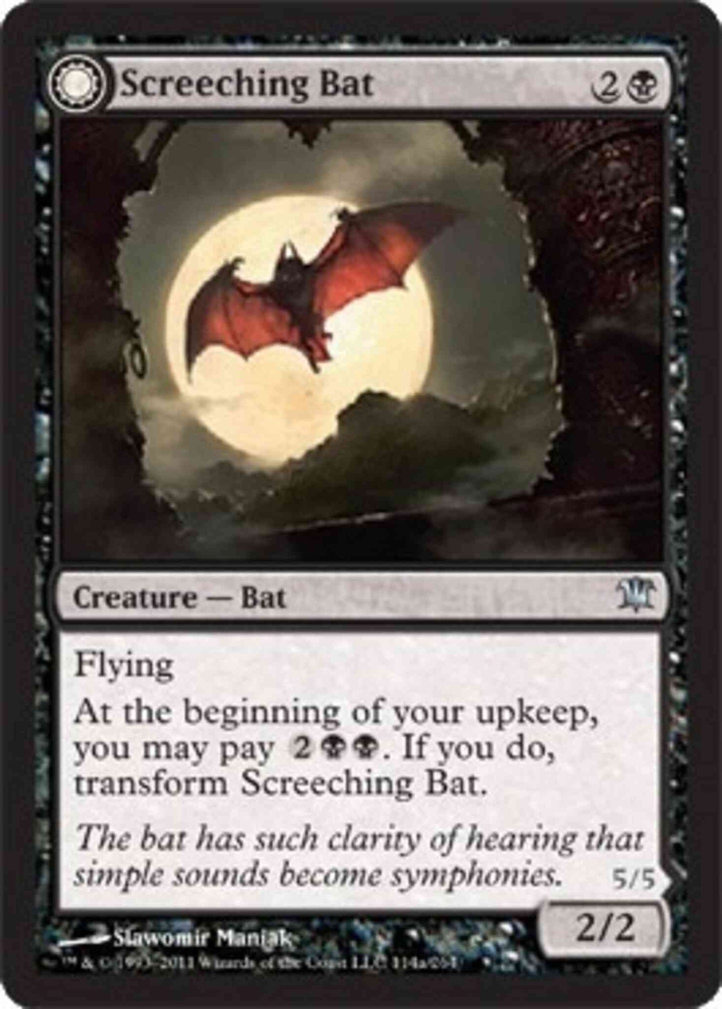 Screeching Bat // Stalking Vampire [114] [Innistrad] [Non-Foil]