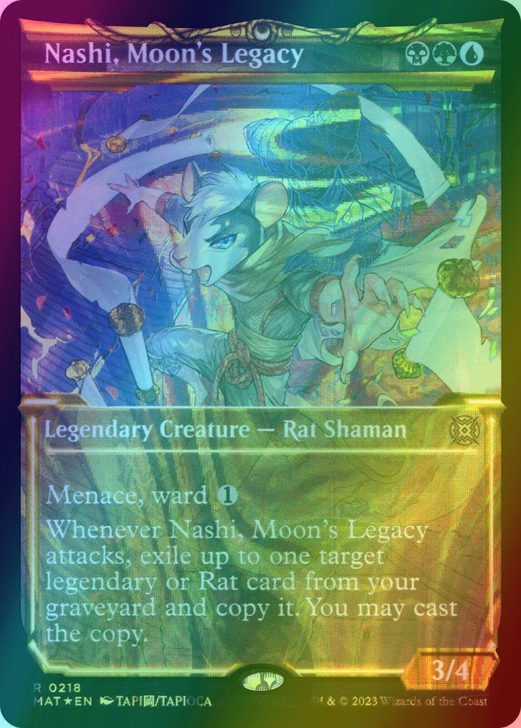 Nashi, Moon's Legacy [218] [Planar Showcase] [March of the Machine: The Aftermath] [Halo Foil]