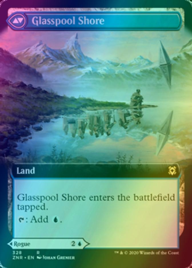 Glasspool Mimic // Glasspool Shore [328] [Extended Art] [Zendikar Rising] [Foil]