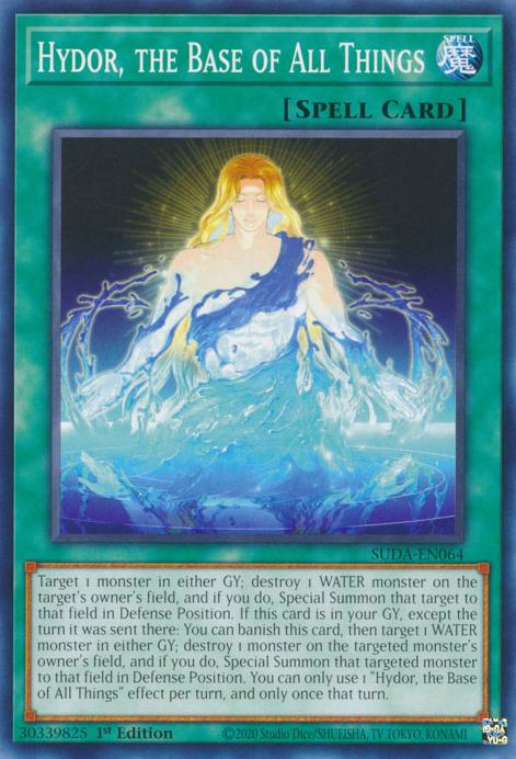 Hydor, the Base of All Things - SUDA-EN064 - Common - 1st Edition