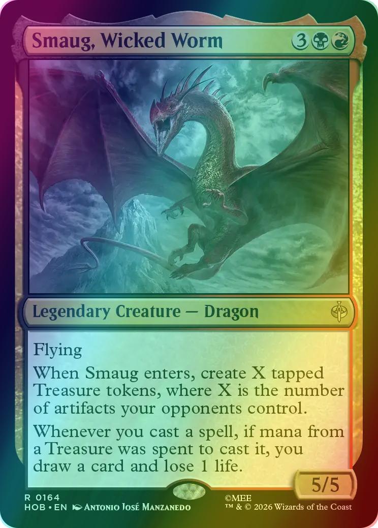 Smaug, Wicked Worm [164] [The Hobbit] [Foil]