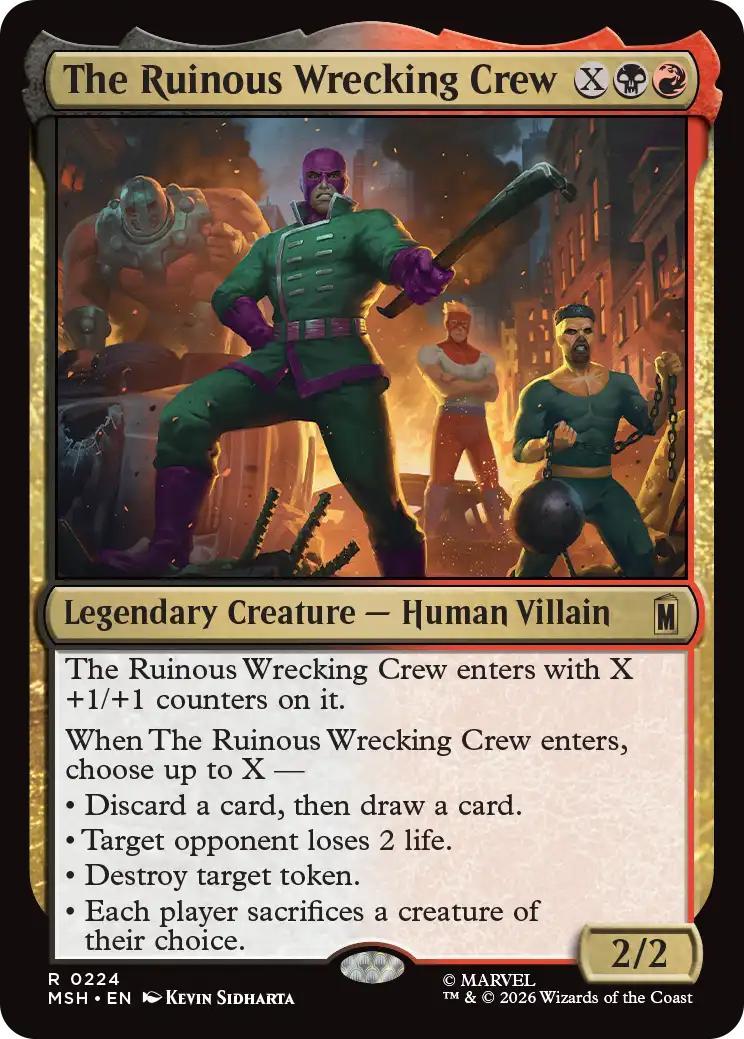 The Ruinous Wrecking Crew [224] [Marvel Super Heroes] [Non-Foil]