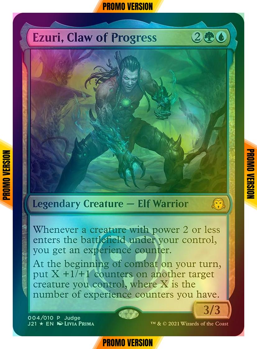 Ezuri, Claw of Progress [4] [Judge Gift Cards 2021] [Foil]