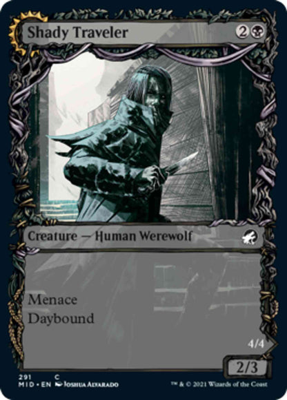 Shady Traveler // Stalking Predator [291] [Equinox Showcase] [Innistrad: Midnight Hunt] [Non-Foil]