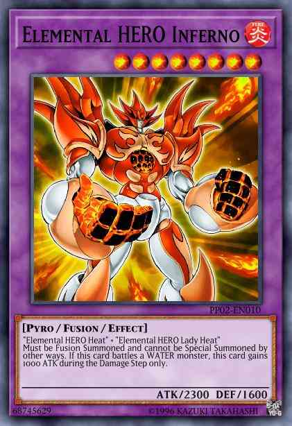 Elemental HERO Inferno - PP02-EN010 - Secret Rare - Unlimited