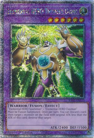 Elemental HERO Thunder Giant - RA03-EN153 - Quarter Century Secret Rare - 1st Edition