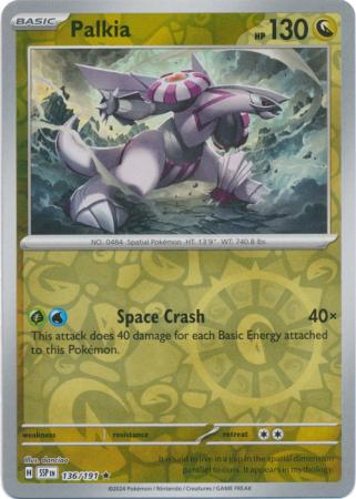 Palkia - 136/191 - Rare [sv08-136] [Reverse Holo]
