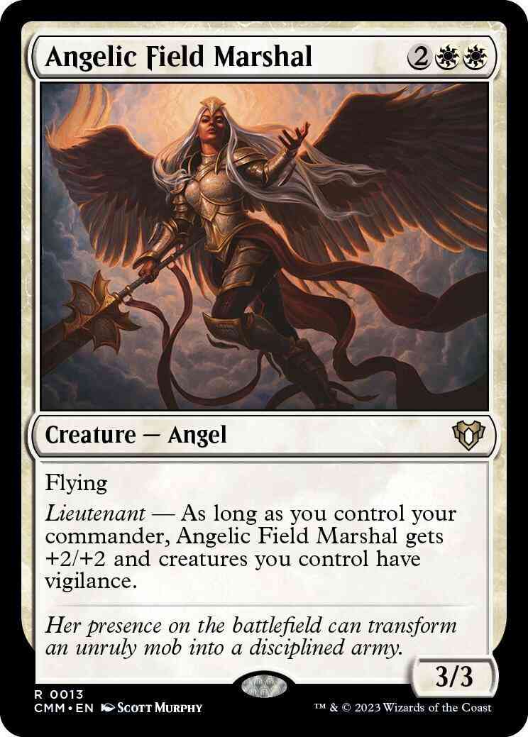 Angelic Field Marshal [13] [Commander Masters] [Non-Foil]