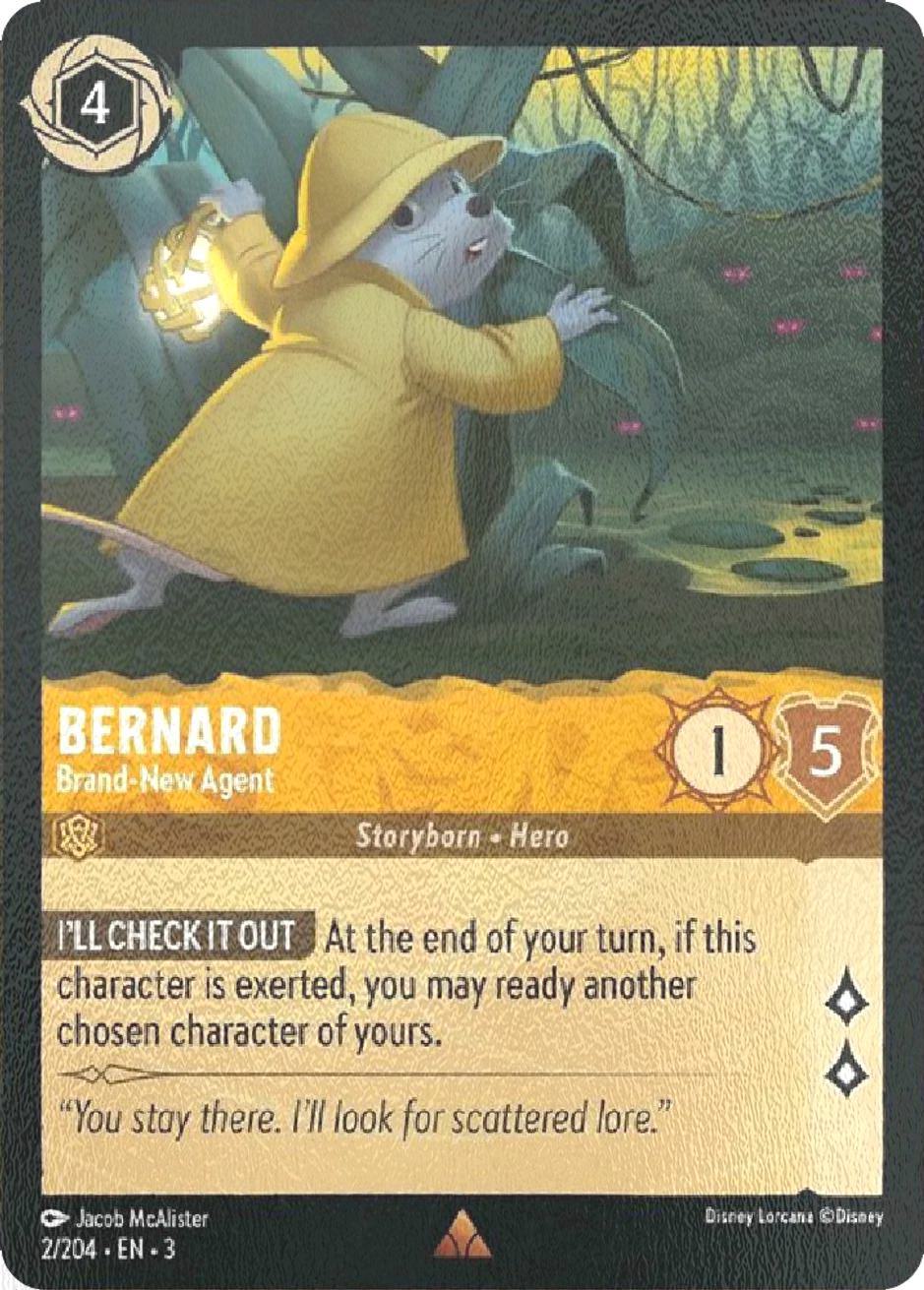 Bernard - Brand-New Agent - 2/204 [Into the Inklands] [Cold Foil]
