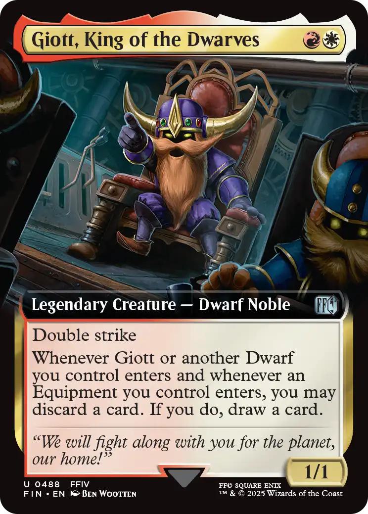 Giott, King of the Dwarves [488] [Extended Art] [FINAL FANTASY] [Non-Foil]