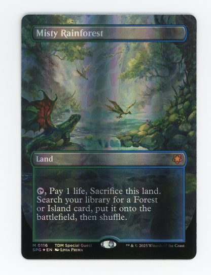 Misty Rainforest — Borderless|Dragonscale Foil — ID 18151
