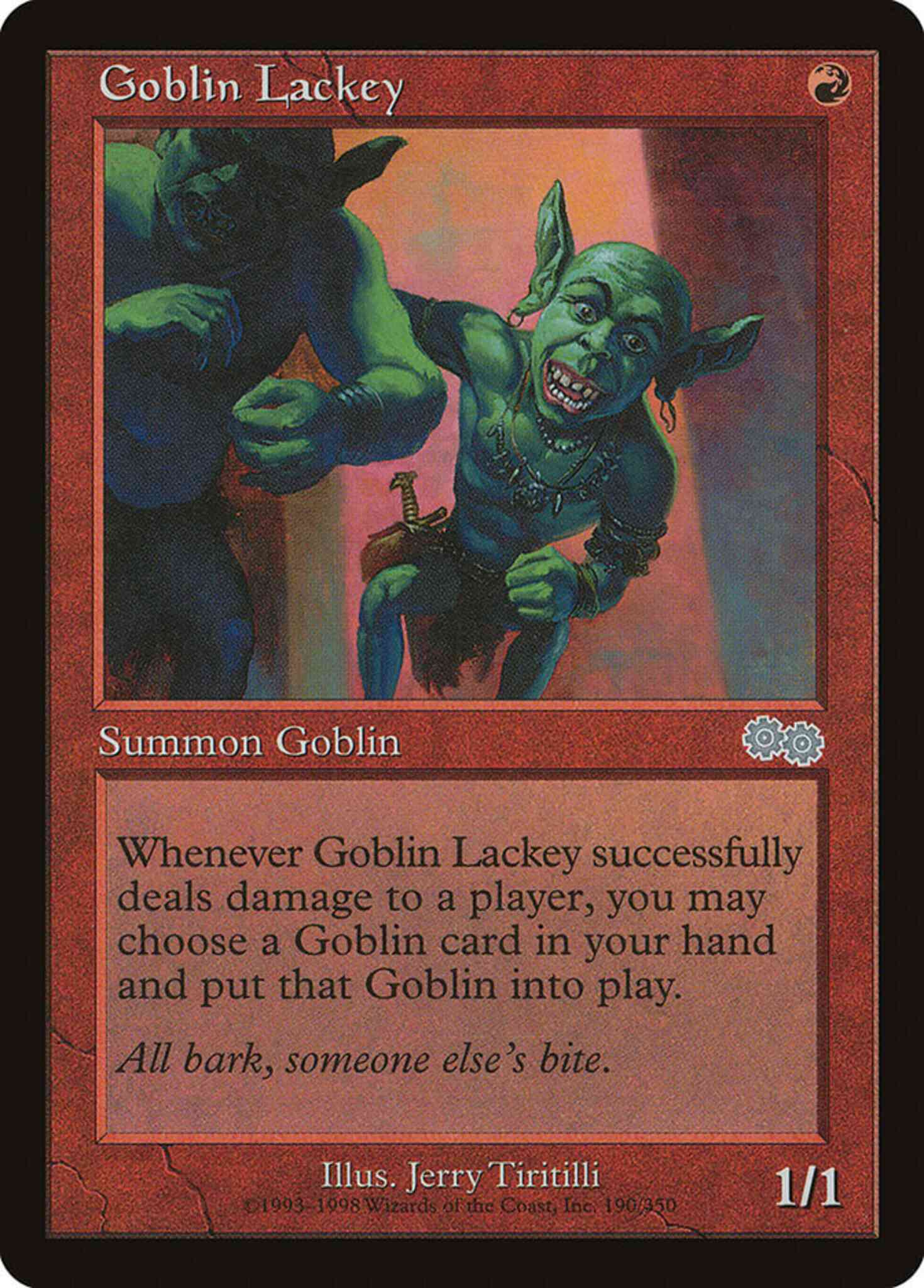 Goblin Lackey [190] [Urza's Saga] [Non-Foil] – Face to Face Games