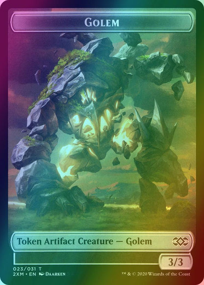 Ape Token (12) // Golem Token (23) [Double Masters Tokens] [Foil]