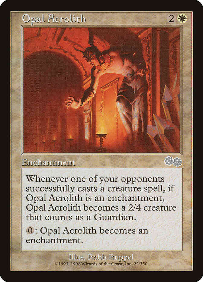 Opal Acrolith [22] [Urza's Saga] [Non-Foil]