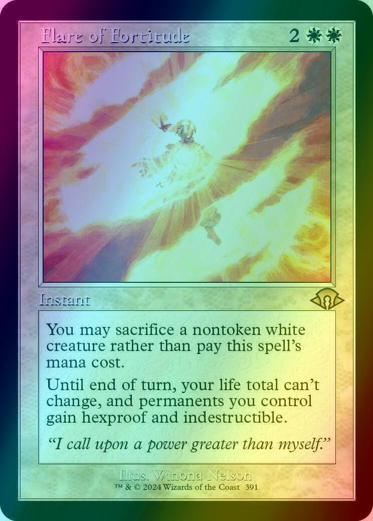 Flare of Fortitude [391] [Retro Frame] [Modern Horizons 3] [Foil]