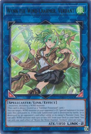 Wynn the Wind Charmer, Verdant - RA03-EN045 - Ultra Rare - 1st Edition