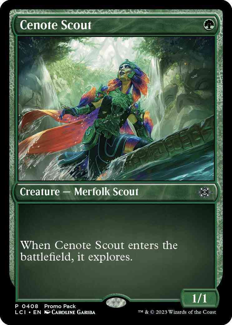 Cenote Scout [408] [Dark Frame Promo Pack] [The Lost Caverns of Ixalan] [Non-Foil]