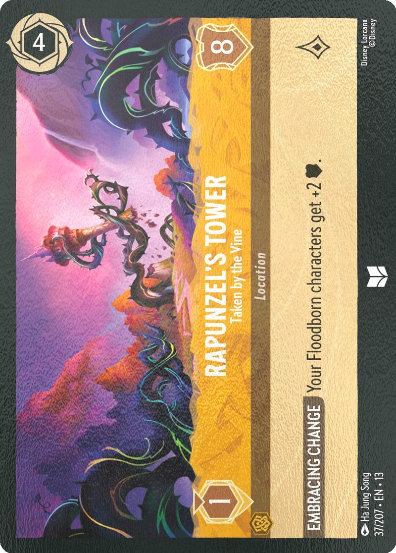 Rapunzel's Tower - Taken by the Vine - 37/204 [Attack of the Vine!] [Cold Foil]