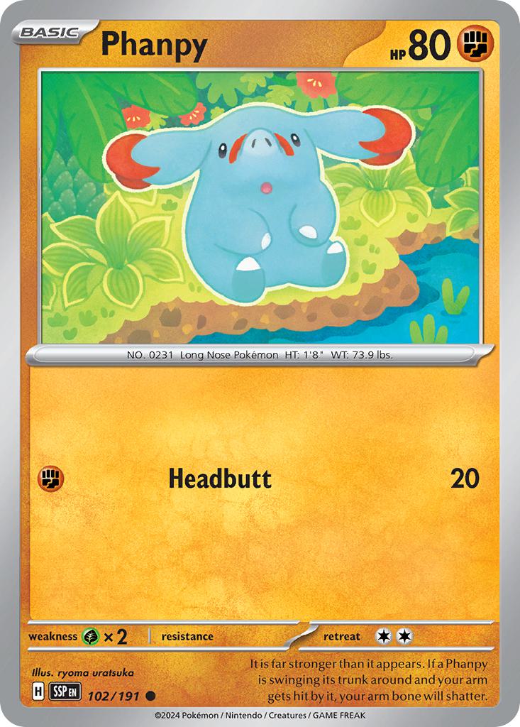 Phanpy - 102/191 - Common [sv08-102] [Non-Holo]