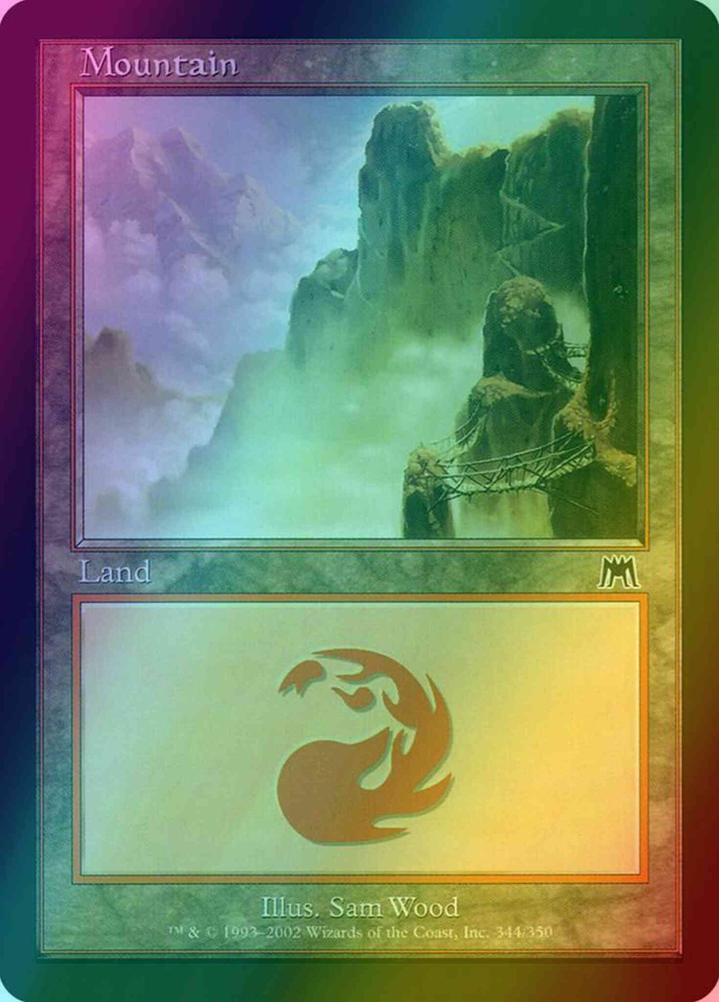 Mountain [344] [Onslaught] [Foil]