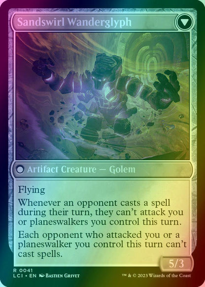 Unstable Glyphbridge // Sandswirl Wanderglyph [41] [The Lost Caverns of Ixalan] [Foil]