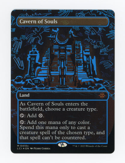 Cavern of Souls — Neon Ink Showcase|Blue|Foil — ID 18745