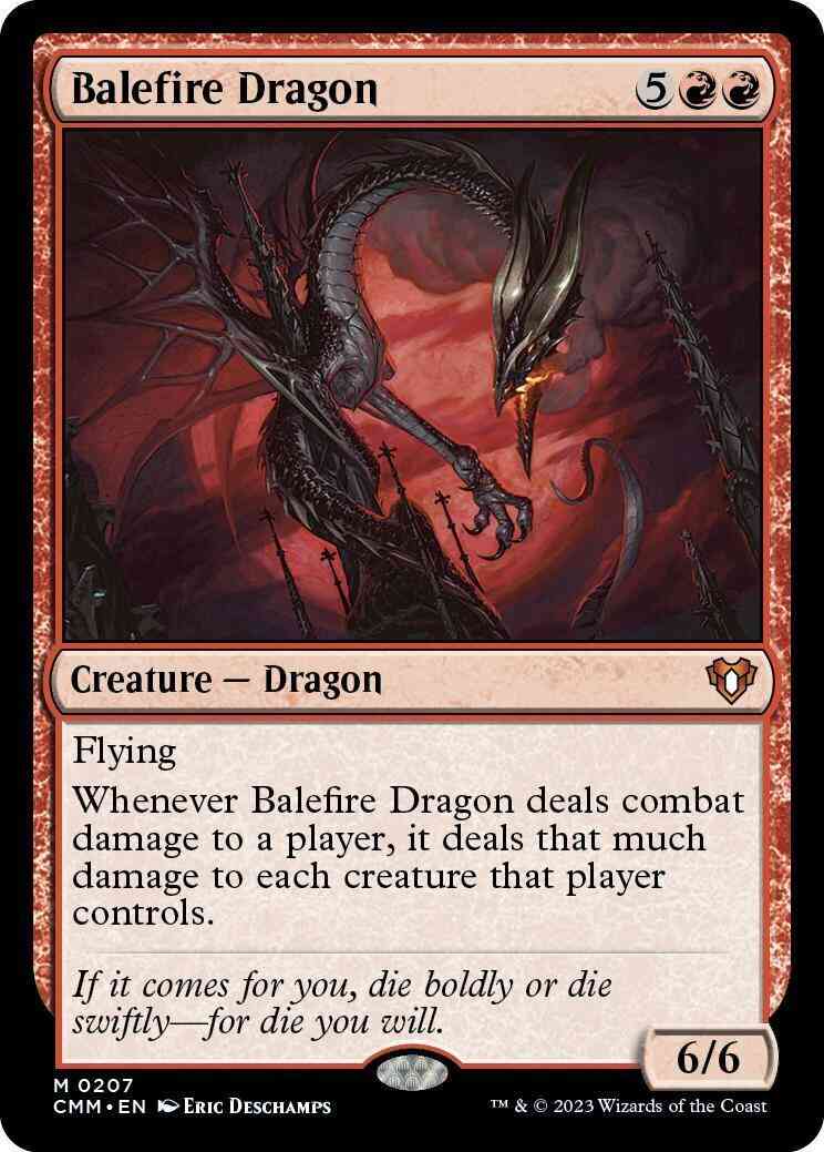 Balefire Dragon [207] [Commander Masters] [Non-Foil]