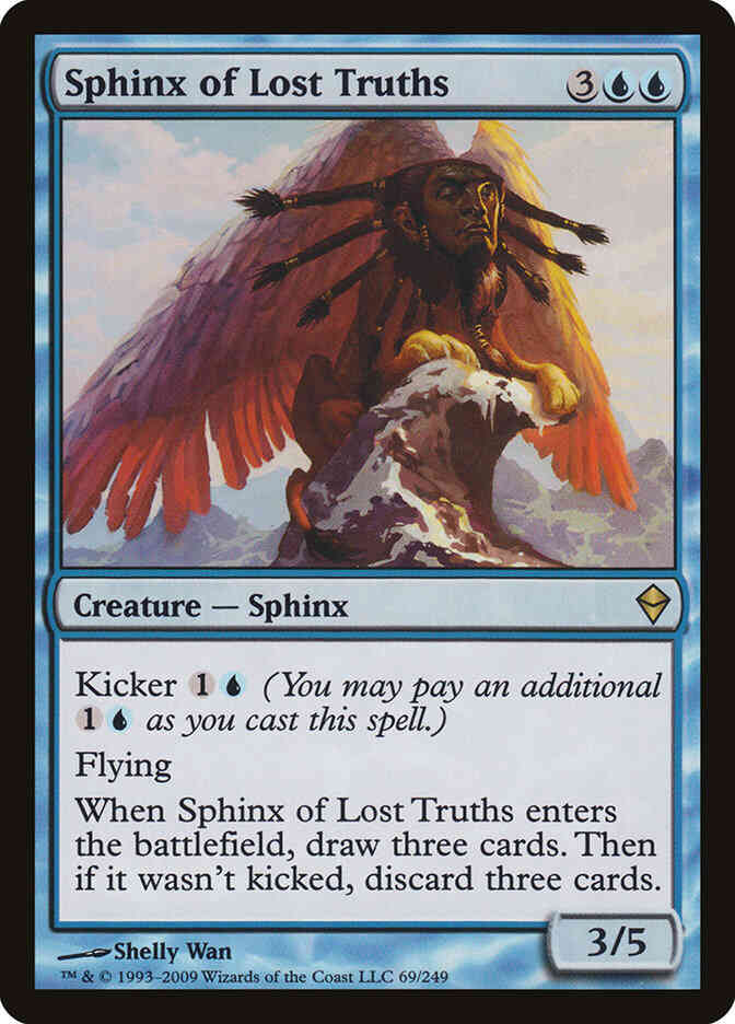 Sphinx of Lost Truths [69] [Zendikar] [Non-Foil]