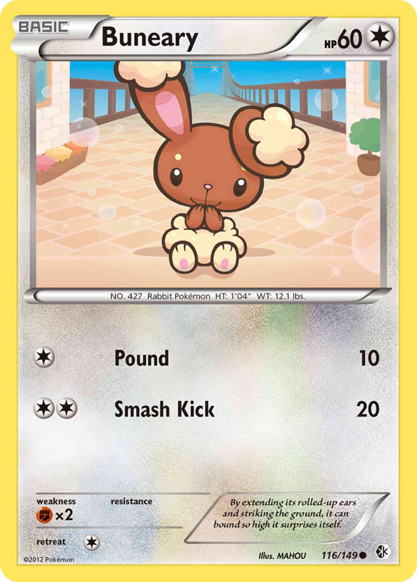 Buneary - 116/149 - Common [bw7-116] [Reverse Holo]