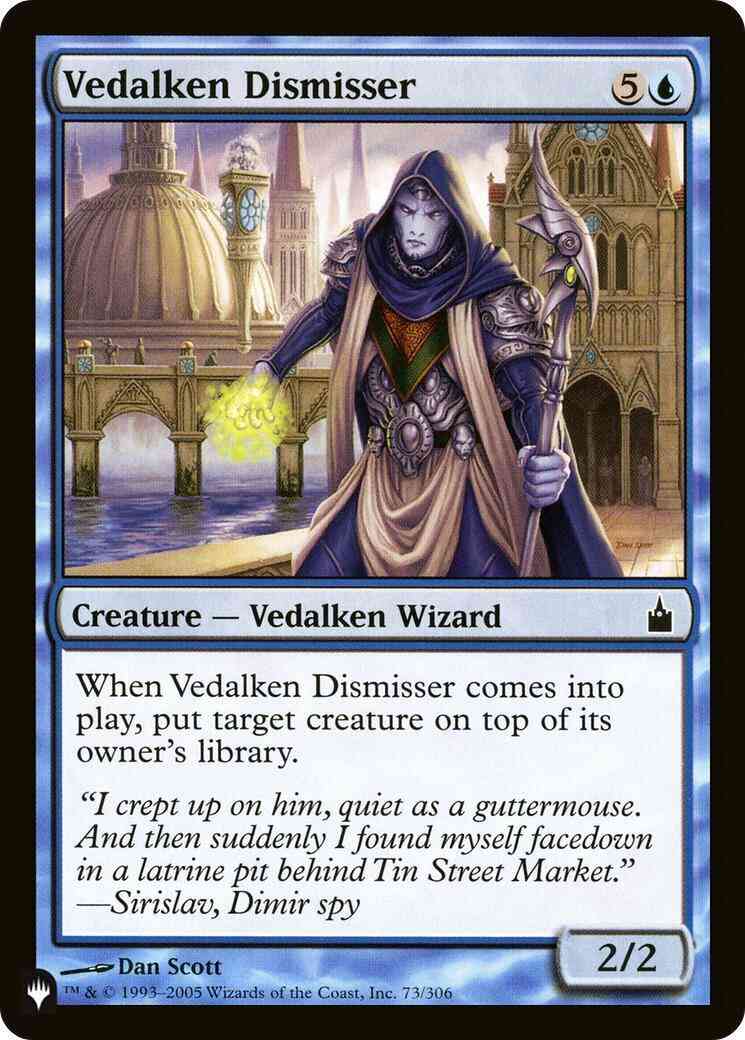 Vedalken Dismisser [RAV-73] [The List] [Non-Foil]