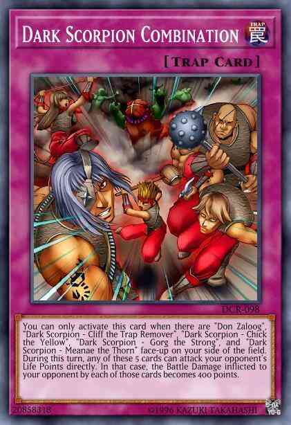 Dark Scorpion Combination - DCR-098 - Rare - 1st Edition