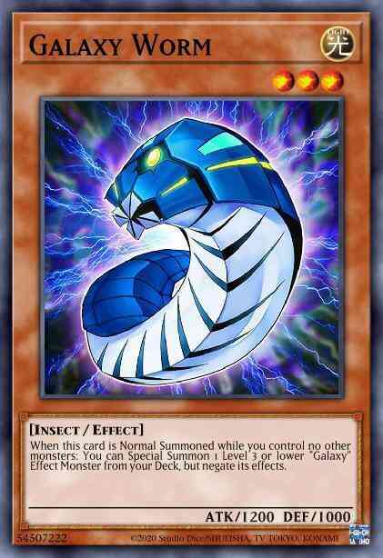 Galaxy Worm - BLAR-EN078 - Ultra Rare - 1st Edition