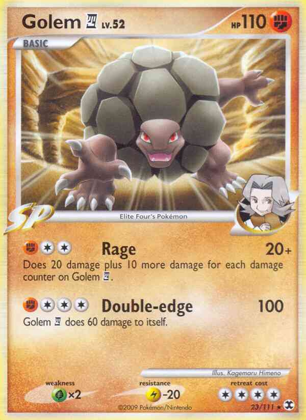 Golem 4 - 23/111 - Rare [pl2-23] [Non-Holo]