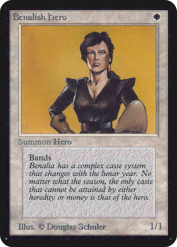 Benalish Hero [4] [Limited Edition Alpha] [Non-Foil]