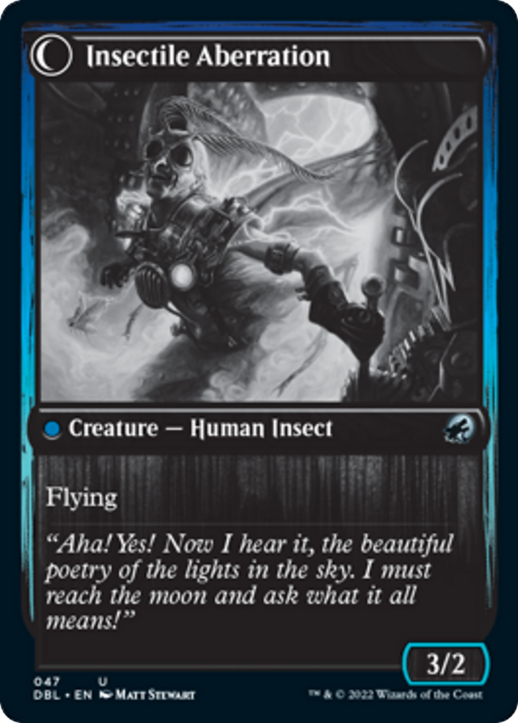 Delver of Secrets // Insectile Aberration [47] [Innistrad: Double Feature] [Non-Foil]